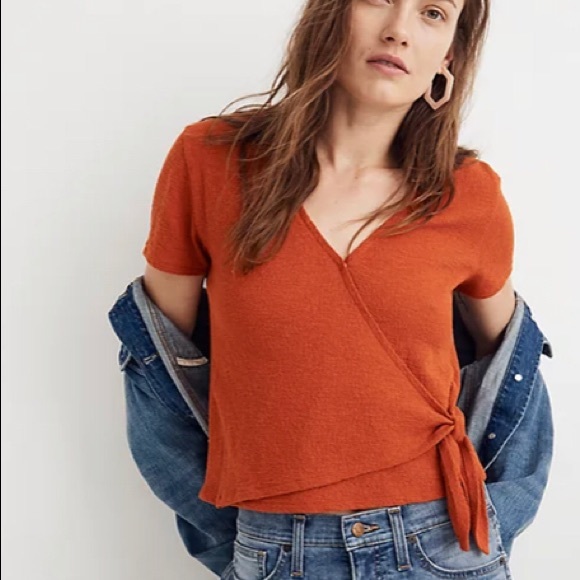 Cream Madewell Crop - Picture 1 of 5